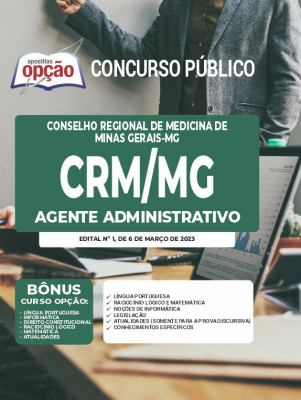 Apostila CRM-MG - Agente Administrativo