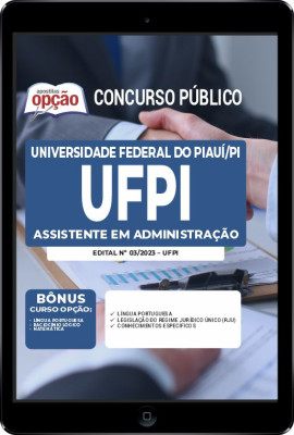 Apostila UFPI em PDF - Assistente em Administração