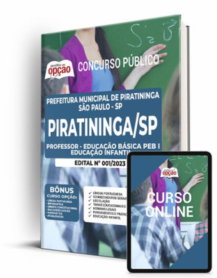 Apostila Prefeitura de Piratininga - SP - Professor - Educação Básica PEB I - Educação Infantil