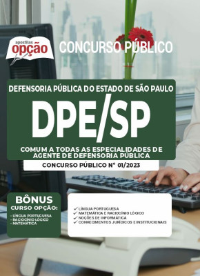 Apostila DPE-SP - Comum a Todas as Especialidades de Agente de Defensoria Pública