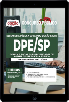 Apostila DPE-SP em PDF - Comum a Todas as Especialidades de Agente de Defensoria Pública