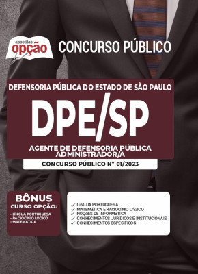 Apostila DPE-SP - Agente de Defensoria Pública - Administrador/a
