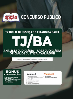 Apostila TJ-BA - Analista Judiciário - Área Judiciária - Oficial de Justiça Avaliador