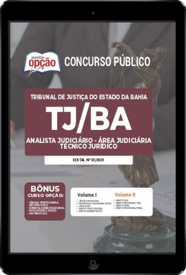 Apostila TJ-BA em PDF - Analista Judiciário - Área Judiciária - Técnico Jurídico