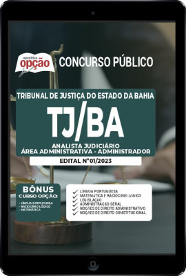 Apostila TJ-BA em PDF - Analista Judiciário - Área Administrativa - Administrador