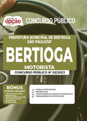 Apostila Prefeitura de Bertioga - SP - Motorista