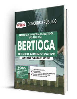 Apostila Prefeitura de Bertioga - SP - Técnico Administrativo