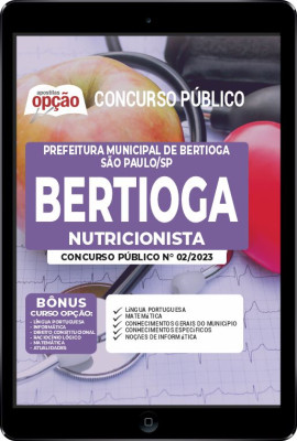 Apostila Prefeitura de Bertioga - SP em PDF - Nutricionista