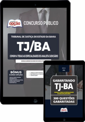 Combo Digital TJ-BA - Comum a Todas as Especialidades de Analista Judiciário