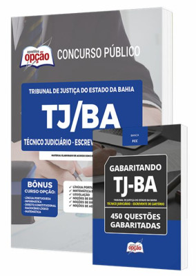Combo Impresso TJ-BA - Técnico Judiciário - Escrevente de Cartório