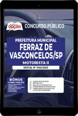 Apostila Prefeitura de Ferraz de Vasconcelos - SP em PDF - Motorista 2