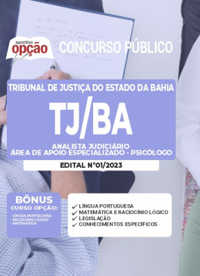 Apostila TJ-BA - Analista Judiciário - Área de Apoio Especializado - Psicólogo