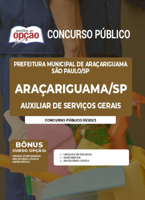 Apostila Prefeitura de Araçariguama - SP - Auxiliar de Serviços Gerais