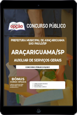 Apostila Prefeitura de Araçariguama - SP em PDF - Auxiliar de Serviços Gerais