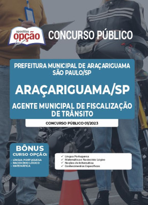 Apostila Prefeitura de Araçariguama - SP - Agente Municipal de Fiscalização de Trânsito
