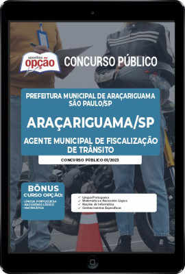 Apostila Prefeitura de Araçariguama - SP em PDF - Agente Municipal de Fiscalização de Trânsito
