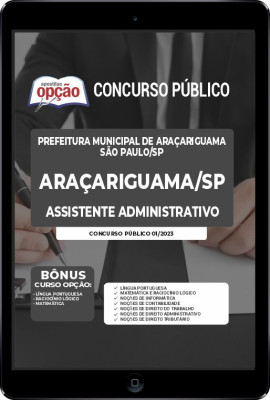 Apostila Prefeitura de Araçariguama - SP em PDF - Assistente Administrativo