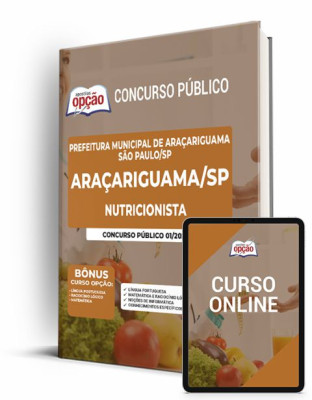 Apostila Prefeitura de Araçariguama - SP - Nutricionista