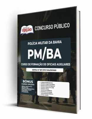 Apostila PM-BA - Curso de Formação de Oficiais Auxiliares