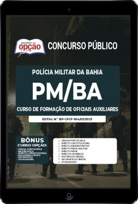 Apostila PM-BA em PDF - Curso de Formação de Oficiais Auxiliares