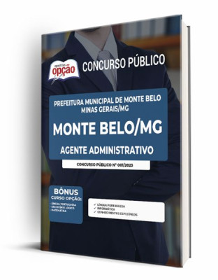 Apostila Prefeitura de Monte Belo - MG - Agente Administrativo