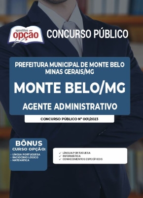 Apostila Prefeitura de Monte Belo - MG - Agente Administrativo