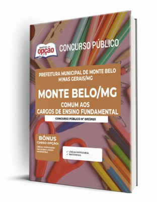 Apostila Prefeitura de Monte Belo - MG - Comum aos Cargos de Ensino Fundamental