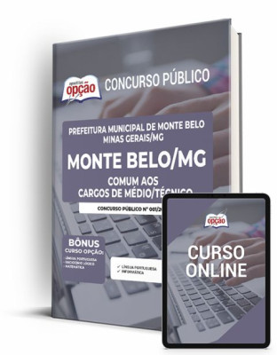 Apostila Prefeitura de Monte Belo - MG - Comum aos Cargos de Ensino Médio/Técnico