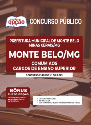 Apostila Prefeitura de Monte Belo - MG - Comum aos Cargos de Ensino Superior