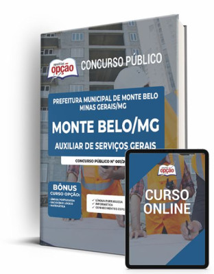 Apostila Prefeitura de Monte Belo - MG - Auxiliar de Serviços Gerais