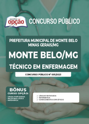 Apostila Prefeitura de Monte Belo - MG - Técnico em Enfermagem