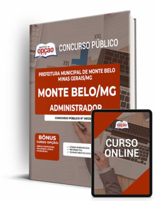 Apostila Prefeitura de Monte Belo - MG - Administrador