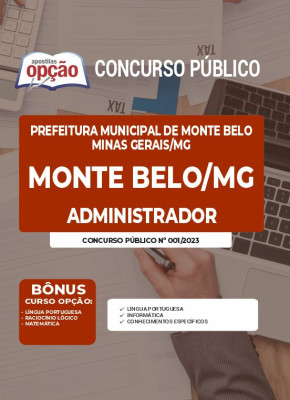 Apostila Prefeitura de Monte Belo - MG - Administrador