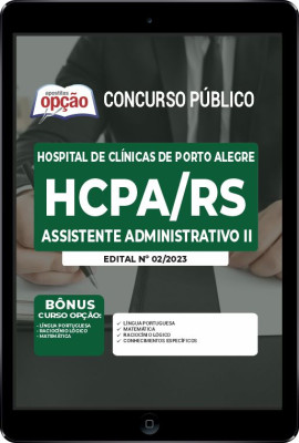 Apostila HCPA-RS em PDF - Assistente Administrativo II