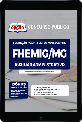 Apostila FHEMIG em PDF - Auxiliar Administrativo