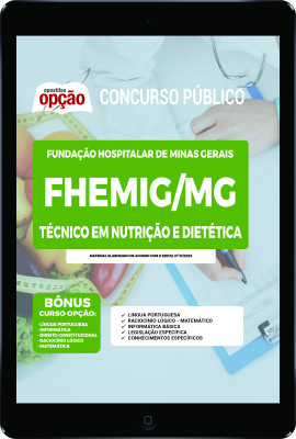 Apostila FHEMIG em PDF - Técnico em Nutrição e Dietética