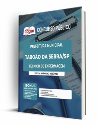 Apostila Prefeitura de Taboão da Serra - SP - Técnico de Enfermagem