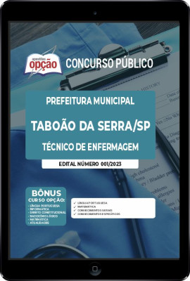 Apostila Prefeitura de Taboão da Serra - SP em PDF - Técnico de Enfermagem