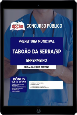 Apostila Prefeitura de Taboão da Serra - SP em PDF - Enfermeiro