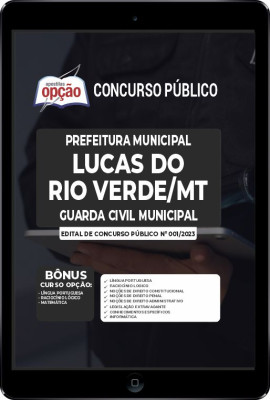 Apostila Prefeitura de Lucas do Rio Verde - MT em PDF - Guarda Civil Municipal