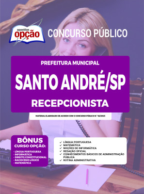Apostila Prefeitura de Santo André - SP - Recepcionista