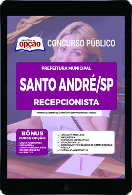 Apostila Prefeitura de Santo André - SP em PDF - Recepcionista