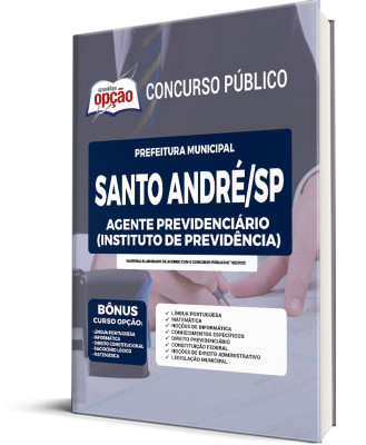 Apostila Prefeitura de Santo André - SP - Agente Previdenciário (Instituto de Previdência)
