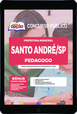 Apostila Prefeitura de Santo André - SP em PDF - Pedagogo