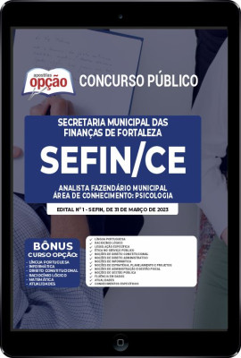 Apostila SEFIN-CE em PDF - Analista Fazendário Municipal - Área de Conhecimento: Psicologia