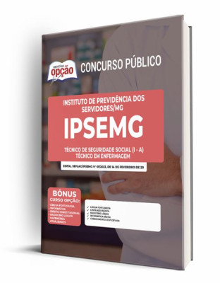 Apostila IPSEMG - Técnico de Seguridade Social (I-A) - Técnico em Enfermagem