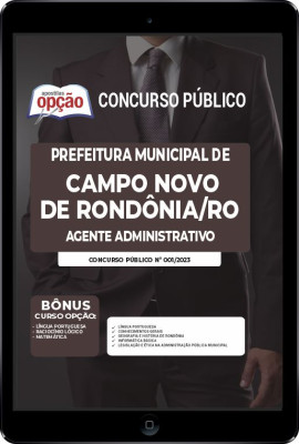 Apostila Prefeitura de Campo Novo de Rondônia - RO em PDF - Agente Administrativo