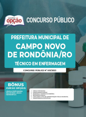 Apostila Prefeitura de Campo Novo de Rondônia - RO - Técnico em Enfermagem