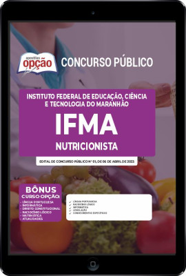 Apostila IFMA em PDF - Nutricionista