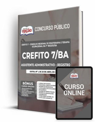 Apostila CREFITO 7 Bahia - Assistente Administrativo - Registro